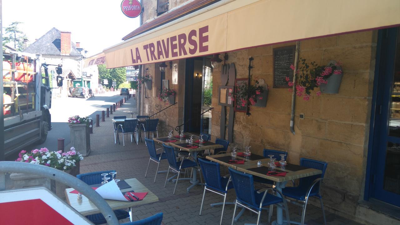 Hotel Restaurant La Traverse Cenac-et-Saint-Julien Bagian luar foto